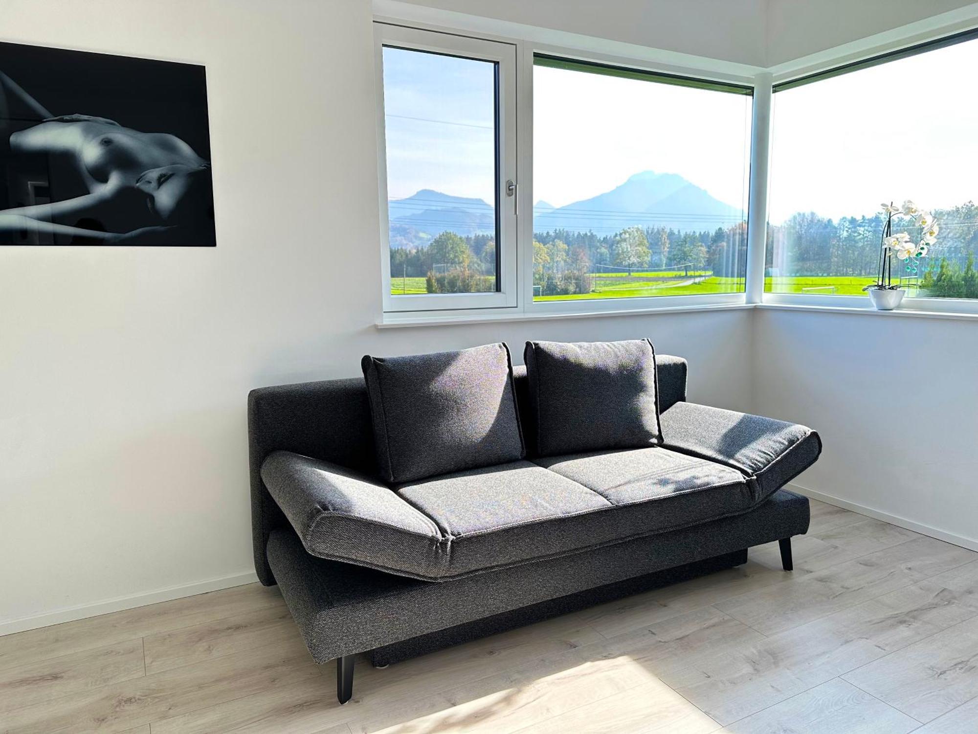 Ferienwohnung Black White Raubling Exteriör bild